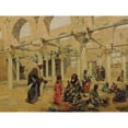 thumbnail image 3 of Alphons Leopold Mielich 18x15 Black Modern Framed Museum Art Print Titled - School in Nassa (1897-1898), 3 of 5