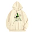 thumbnail image 1 of WILLBEST Sudadera Deportiva Mujer 2024 Moda Color Bloqueado Dibujos Animados Manga Larga Sudadera Estampada XX-Grande, 1 of 3