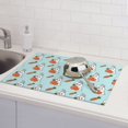 thumbnail image 5 of Bingfone Rabbit Is Eating Carrots ,18" x 24"Dish Drying Mat for Kitchen Counter,Ultra Absorbent Microfiber, 5 of 7