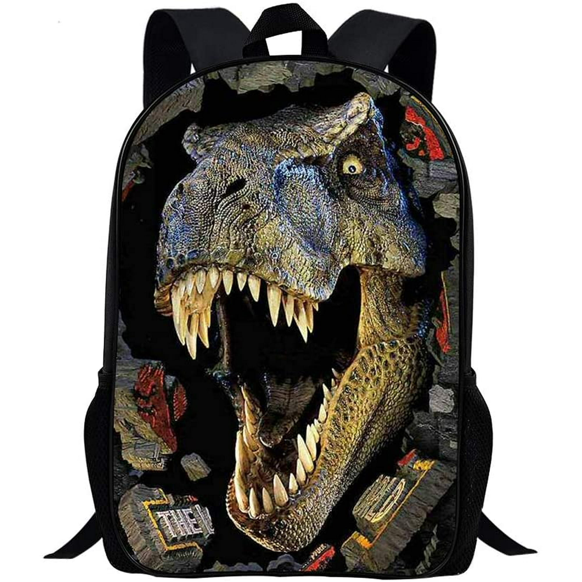 Dinosaur school bag backpack grey 43.18 cm JR CA17HKL Walmart