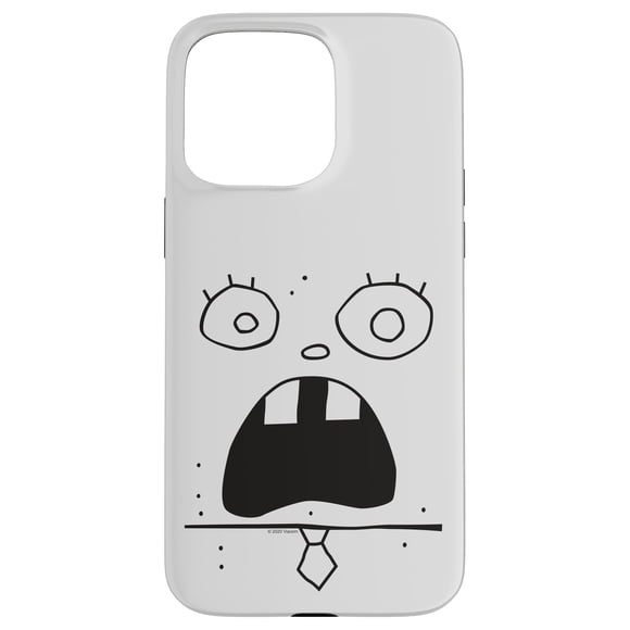 Funda para iPhone 15 Pro Max con diseño de Bob Esponja DoodleBob rostro grande