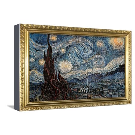 starry night poster with