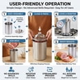 thumbnail image 4 of Deli Meat Press Stainless Steel, Ham Press Mold for Deli Meats with Thermometer and Spring Mechanism, Sturdy & Durable Lunch Meat Press for Healthy Homemade Sandwiches, 4 of 7