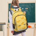 thumbnail image 7 of FORMRS Unisex School Backpack 17" Student Travel Bag with Laptop Compartment, Yellow Duck Pattern, 7 of 7
