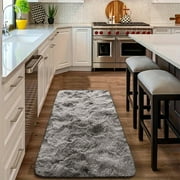 Bathroom Rugs Small Area Rugs For Bathroom Bedroom Soft Throw Rug Shaggy Fuzzy Anti-Slip Washable Floor Carpet For Bedside Closet Room Decor