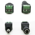 thumbnail image 3 of 10X 2.1Mm Male Female Dc 12V Power Plug Socket Screw Terminal Cctv Adaptors, 3 of 9