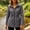 Gray, variant on Womens Waterproof Jacket Stand Collar Drawstring Waist Windbreaker with Pockets Coat Pink Size M
