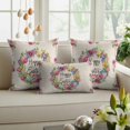 thumbnail image 6 of Easter Decorative Throw Pillow Covers 20x20 Inch Set of 2 Happy Easter Eggs Home Decor Pillow Cases for Couch, Flower Wreath Leaves Cushion Case for Living Room Bedroom Bed Car Chair, 6 of 9