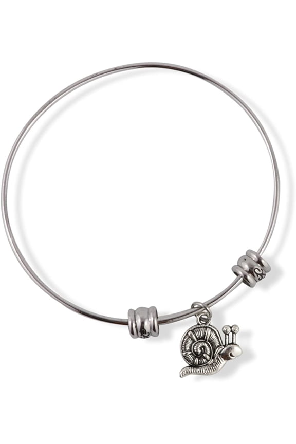 Snail with Shell and Eyes Fancy Bangle