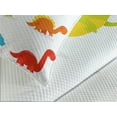 thumbnail image 4 of Ambesonne Dinosaur Quilted Bedspread Set 3 Pcs, Funny Cartoon Set, King Size, Multicolor, 4 of 5