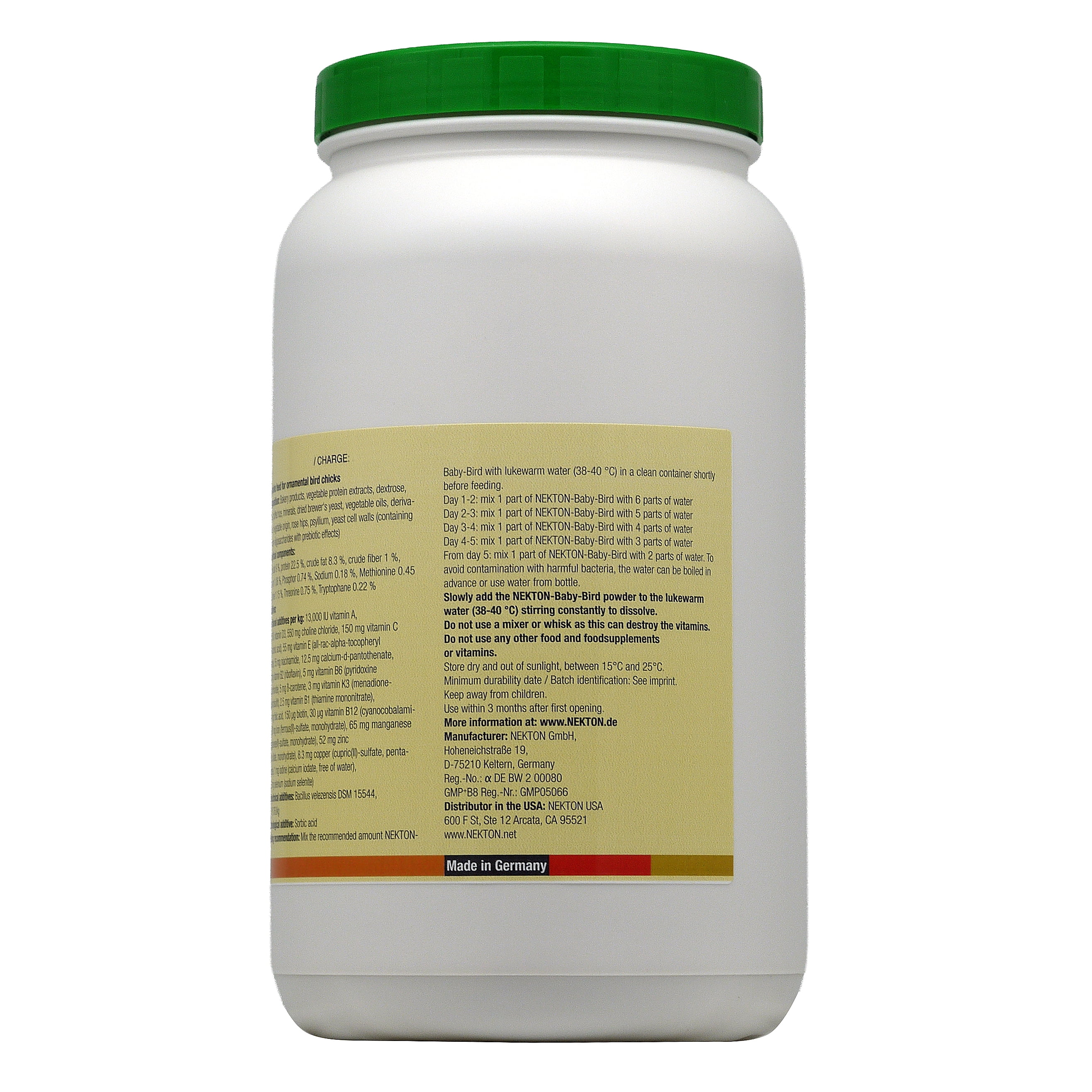 NEKTON-Baby-Bird Handfeeding Formula for Birds 2.2Lbs (1000g)
