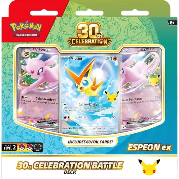 Pokemon TCG 30th Celebration Battle Deck Espeon ex