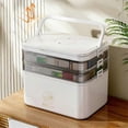 thumbnail image 5 of Medicine Storage Box Portable Medicine Box Portable Medicine Storage Box Multifunctional Storage Box, 5 of 5