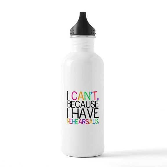CafePress - Rehearsals (Color) Stainless Water Bottle 1 - Stainless Steel Water Bottle, Sports Bottle, 1.0L