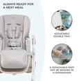 thumbnail image 6 of Kinderkraft Yummy Adjustable Baby High Chair, Foldable Toddler Feeding Chair with Removable Tray, 6 Months to 3 Years, Gray, 6 of 8