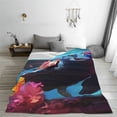 thumbnail image 5 of Bingfone Lively Cute Turtle Print Flannel Fleece Blanket Throw Blanket for Bed,Sofa,Couch,Travel,Camping(60"x50" ), 5 of 8