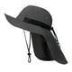 thumbnail image 2 of Sombrero de pesca Strade Fareast Limited con solapa para el cuello Gris claro, 2 of 5