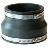 Fernco Schedule 40 3 In. Socket X 3 In. D Socket Pvc Flexible Coupling 018578000605