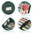 thumbnail image 6 of Hearth & Harbor Set of Holiday Christmas Wrapping Paper Storage Box and Wrapping Paper Storage Roll, Gift Wrap Organizer , Green, 6 of 9