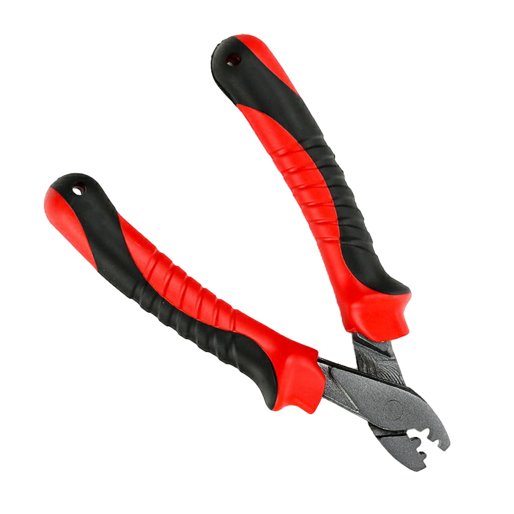 UK Fishing Crimping Pliers for Fishing Line Barrel Sleeves Fishing Cutter  H8R0 