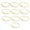 Imitation gold, variant on Pack of 10 Sturdy Metal Keychain Rings Assorted Shades Crafting Supplies Colorful Key Rings for Key Organization