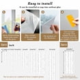 thumbnail image 6 of Grey Tree Window Privacy Film, Botanical Vintage Birds Branch Static Cling UV Sun Blocking Heat Control Window Tint Day and Night, Non-Adhesive Reusable One Way Windows Privacy Cover 17.7''x78.7'', 6 of 7