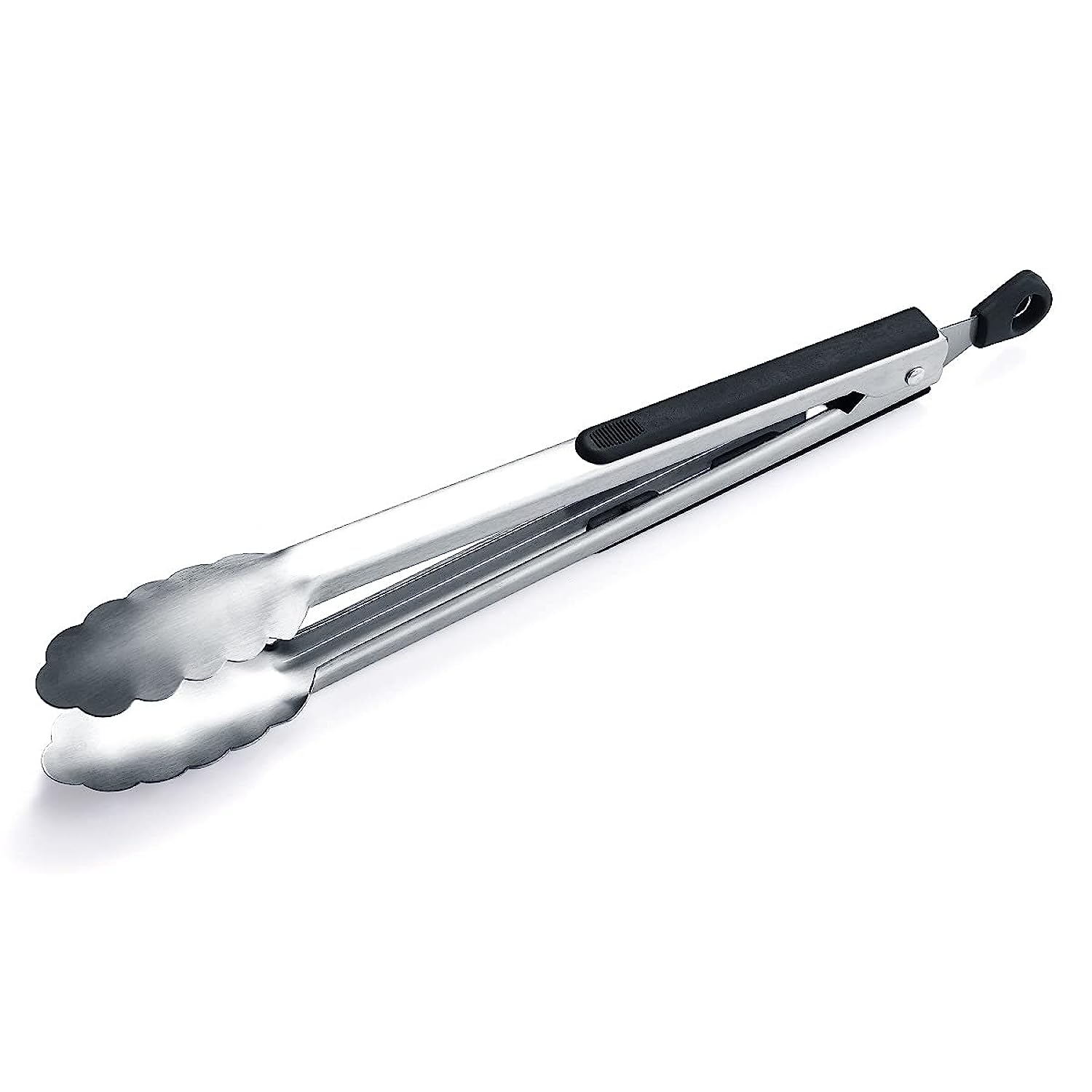 12 Inch Barbecue Tongs, Stainless Steel BBQ Tongs, Premium Grill Tongs for Cooking, Metal Tongs