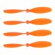 thumbnail image 1 of Hélice de Plástico Uxcell, Kit de Palas de Hélice de Helicóptero 6" Resistente a Plegados para Actividades STEM Aviones de Ciencia DIY (Naranja, Paquete de 4), 1 of 6