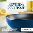 thumbnail image 6 of Farberware Style 10 Inch Nonstick Frying Pan / Skillet, Dishwasher Safe and Oven Safe to 500°F, Blue, 6 of 7