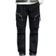 thumbnail image 2 of Pantalones largos de moda para hombre, casuales, de color sólido, con bolsillos y cremallera, cintura elástica, de poliéster., 2 of 9