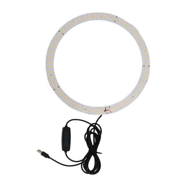 LED Plaque de Lampe, Plusieurs Modes d'Alimentation 3 Températures de Couleur Réglables Rond LED Plaque de Lumière pour DIY