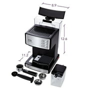 Mr. Coffee New Cafe Barista Black & Silver Premium Espresso/Latte/Cappuccino Maker