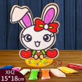 thumbnail image 1 of Tablero grande de Hello Kitty Sanrio Kuromi, pintura de arcilla con copos de nieve, arcilla para colorear, barro perla, rompecabezas artesanal para niños, regalo Manual para niñas, 1 of 5