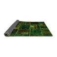 thumbnail image 2 of Ahgly Company Indoor Rectangle Oriental Green Modern Area Rugs, 3' x 5', 2 of 4