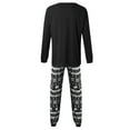 thumbnail image 6 of Shadoumai Matching Family Christmas Pajamas For Couples, Xmas Tree Print Tops Long Sleeve Holiday Sleepwear Sets For Mom Dad Fall Clothes, 6 of 8