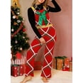thumbnail image 3 of Sleeveless Christmas Jumpsuit for Women Cute Santa Overalls Xmas Holiday Romper One Piece Outfits, 3 of 6