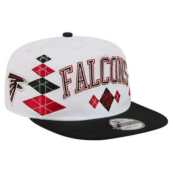 Men's New Era White Atlanta Falcons Argyle 19TWENTY Adjustable Hat