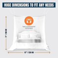 thumbnail image 3 of Ultra Large Mosquito Net With Carry Bag, Bug Netting With 2 Openings | Mosquito Netting For Bed, Patio, Camping, Outdoor Travel | Mosquito Net For B, 3 of 5