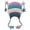 Sky Blue*, variant on RUTAYY Women's Halloween Earflap Hat Star Stripes Winter Knitted Party Hats Red