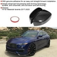 thumbnail image 4 of Rearview Mirror Shell Pair Dry Carbon Fiber Rearview Reversing Mirror Cover Decor Fit For  Levante 2017-2020, 4 of 8