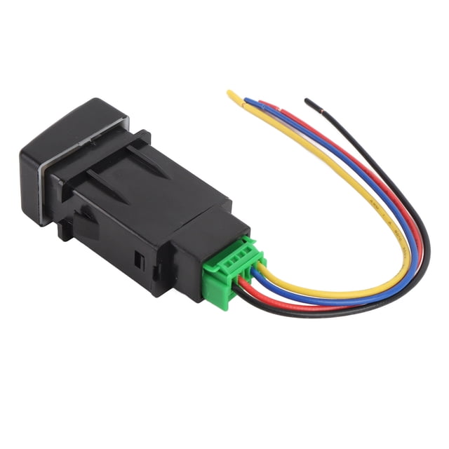 Interruptor de Botón Push Light Push, Interruptor de 12 V Resistente Al Calor de 4 Para DRL para DRL