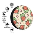 thumbnail image 4 of Susaid Frog Hold Strawberry Print Tire Covers,Waterproof Anti-UV Snow Sun Rain Tire Covers for RV,Truck, SUV, Trailer, Camper-15 inch, 4 of 6