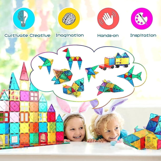 Juego de ruedas de camión de coche magnético, bloques magnéticos, azulejos magnéticos, Juguetes de bloques de construcción para niños y niñas | Bodega Aurrera en línea Juego de ruedas de camión de coche magnético, bloques magnéticos, azulejos magnéticos, Juguetes de bloques de construcción para niños y niñas | Bodega Aurrera en línea