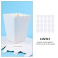 Voiceine 60pcs Paper Popcorn Boxes Disposable Popcorn Containers