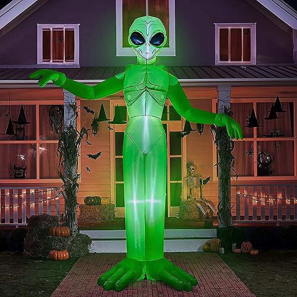 Decoración Inflable Gigante de Halloween de 9 Pies con Temática Alien ...