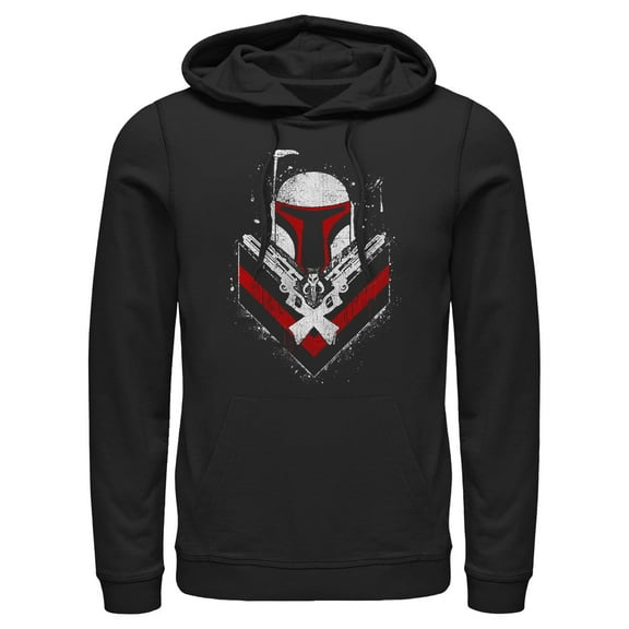 Men's Star Wars Boba Fett No Threats Only Promises Pull Over Hoodie