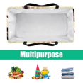 thumbnail image 5 of Dinosaur Large Capacity Reusable Foldable Oxford Cloth Easter Basket Tote Bag Shopping Bags Decorative Box, 5 of 7