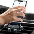 thumbnail image 4 of Car Phone Holder,  Compatibility Air Vent Clip Cell Phone Holder Compact Size ABS Clamping Design  For Vehicles, 4 of 8