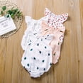 thumbnail image 4 of PEACNNG Newborn Baby Muslin Romper, Cotton Linen Romper Fashion Baby Clothes, 4 of 5