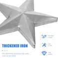 thumbnail image 5 of Qumonin 10PCS Metal Barn Stars for Indoor/Outdoor Wall Decoration, 5 of 7